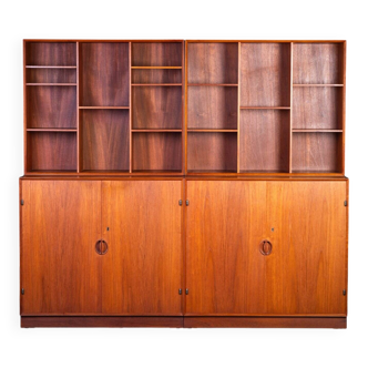 Wall Console in Teak by Peter Hvidt & Orla Mølgaard for Søborg Møbelfabrik, 1950s
