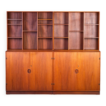 Wall Console in Teak by Peter Hvidt & Orla Mølgaard for Søborg Møbelfabrik, 1950s