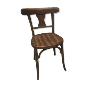 Chaise bistrot en bois Baumann de 1920
