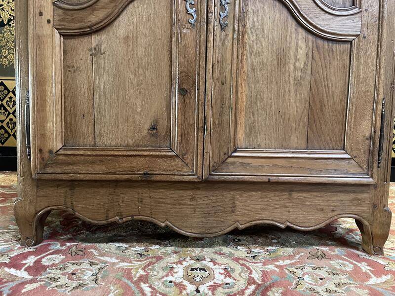 Louis XV period low cabinet in solid oak