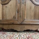 Louis XV period low cabinet in solid oak