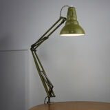 Green Adjustable Achitect Table Lamp, 1970s