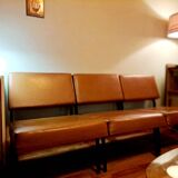 Trio de chauffeuses modulables dlg P.Guariche 1960's