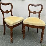 2 old carved chairs