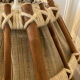 Suspension vintage scandinave en bois