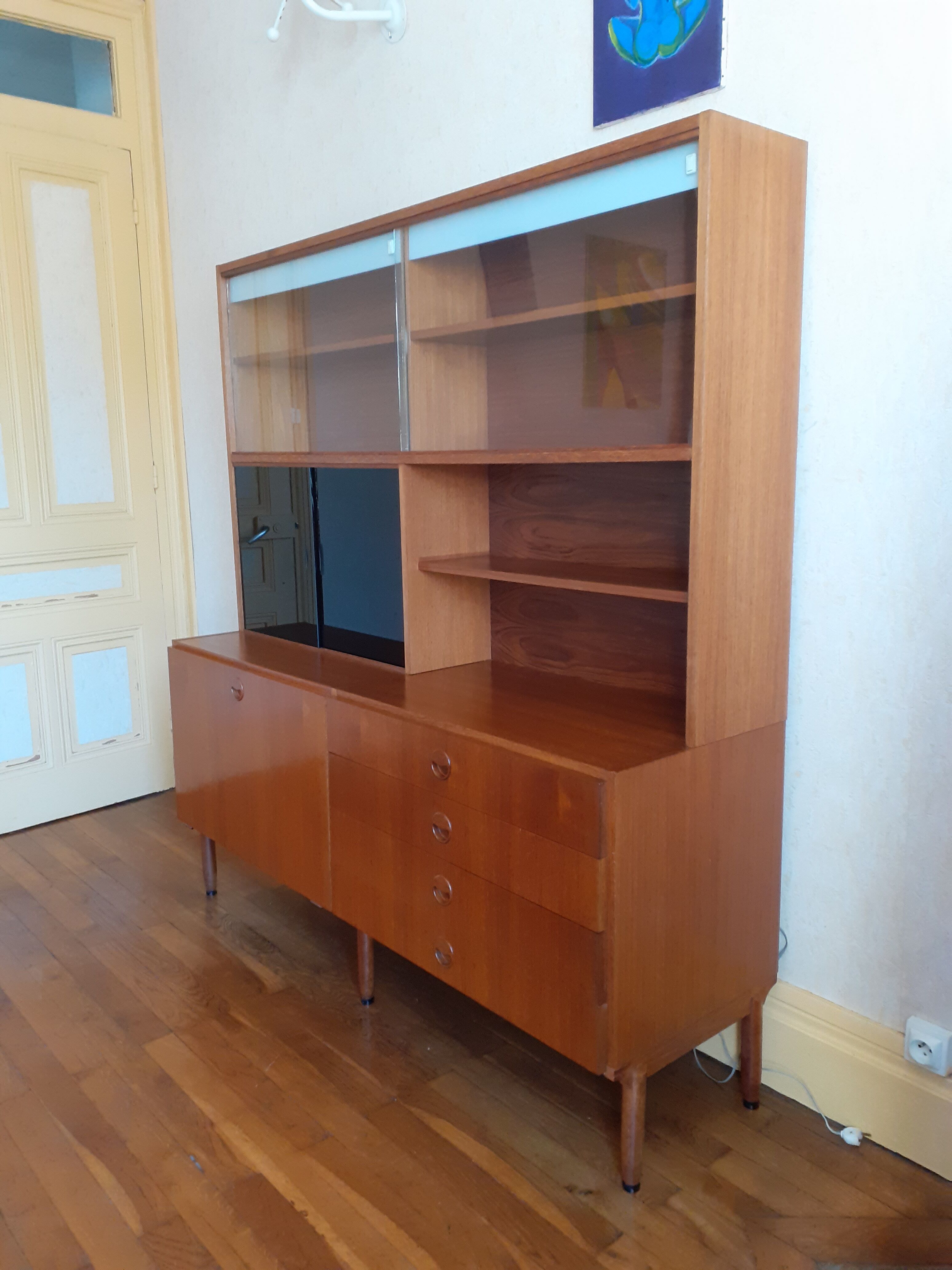 Meuble de rangement en teck