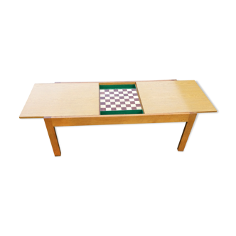 Coffee table with chessboard