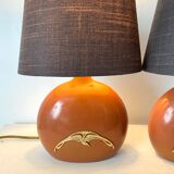 Pair of bedside lamps
