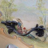 Chest of drawers Louis XV style painted woodwork