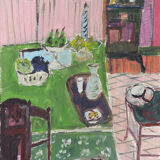 French interior, oil painting