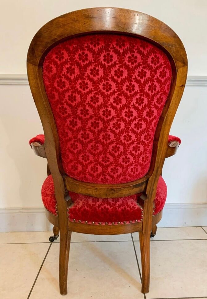 Louis XV Style Cabriolet armchair, circa 1850