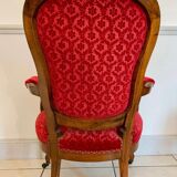Louis XV Style Cabriolet armchair, circa 1850