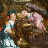 Ecstasy of Saint Francis of Assisi, oil on copper, 17th century