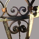 Wrought iron gueridon 1940s