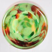 La Rochere glass paste vase, signed