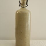 Glazed stoneware bottle - beige