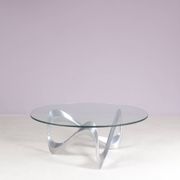 1970s Snake coffee table by Ronald Schmitt Germany