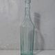 2 vintage 50s molded glass decanters
