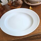 Plat ovale de service en porcelaine de Limoges - Chastagner