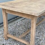 Table de ferme poncée 2m