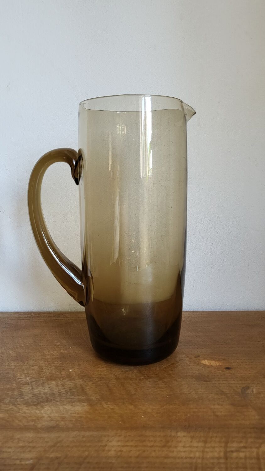 Amber glass jug/jug