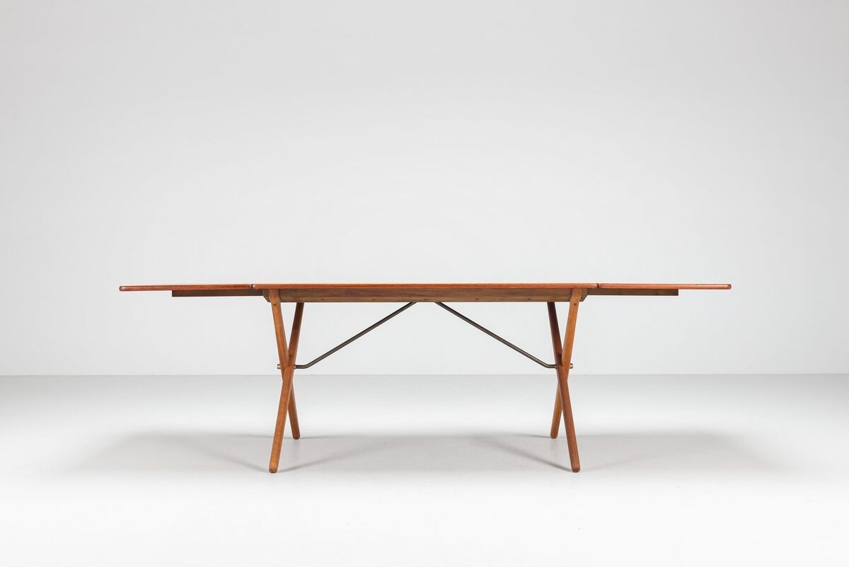 Hans Wegner model AT-309 dining table in teak Andreas Tuck Denmark 1952