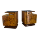 1942s set of bedside tables by Jindrich Halabala, Czechoslovakia
