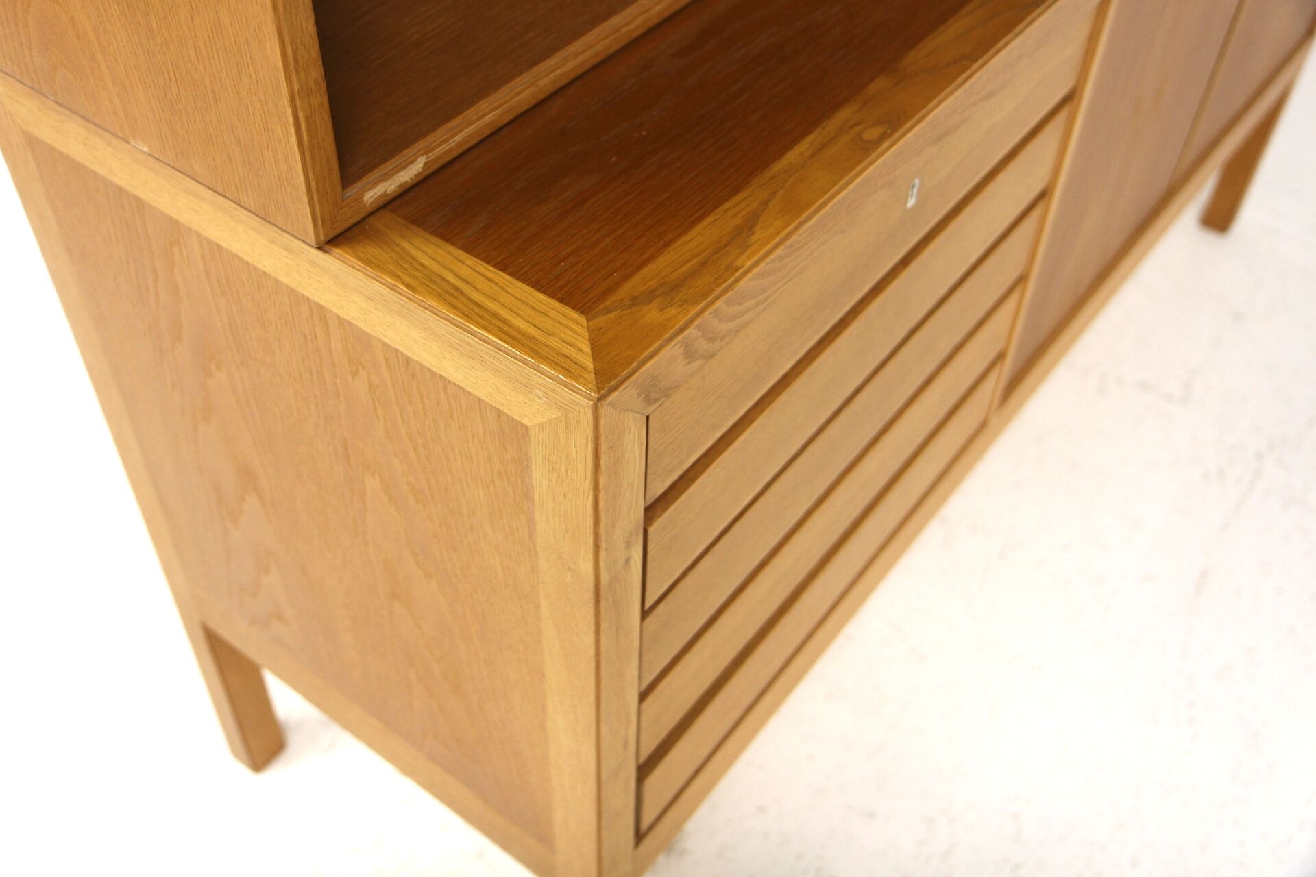 Scandinavian oak library, Alf Svensson, Sweden, 1960