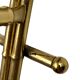 Hollywood regency bamboo-effect brass magazine rack, Montagnani, Italy 1970