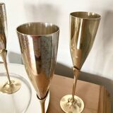 Set of 6 champagne flutes