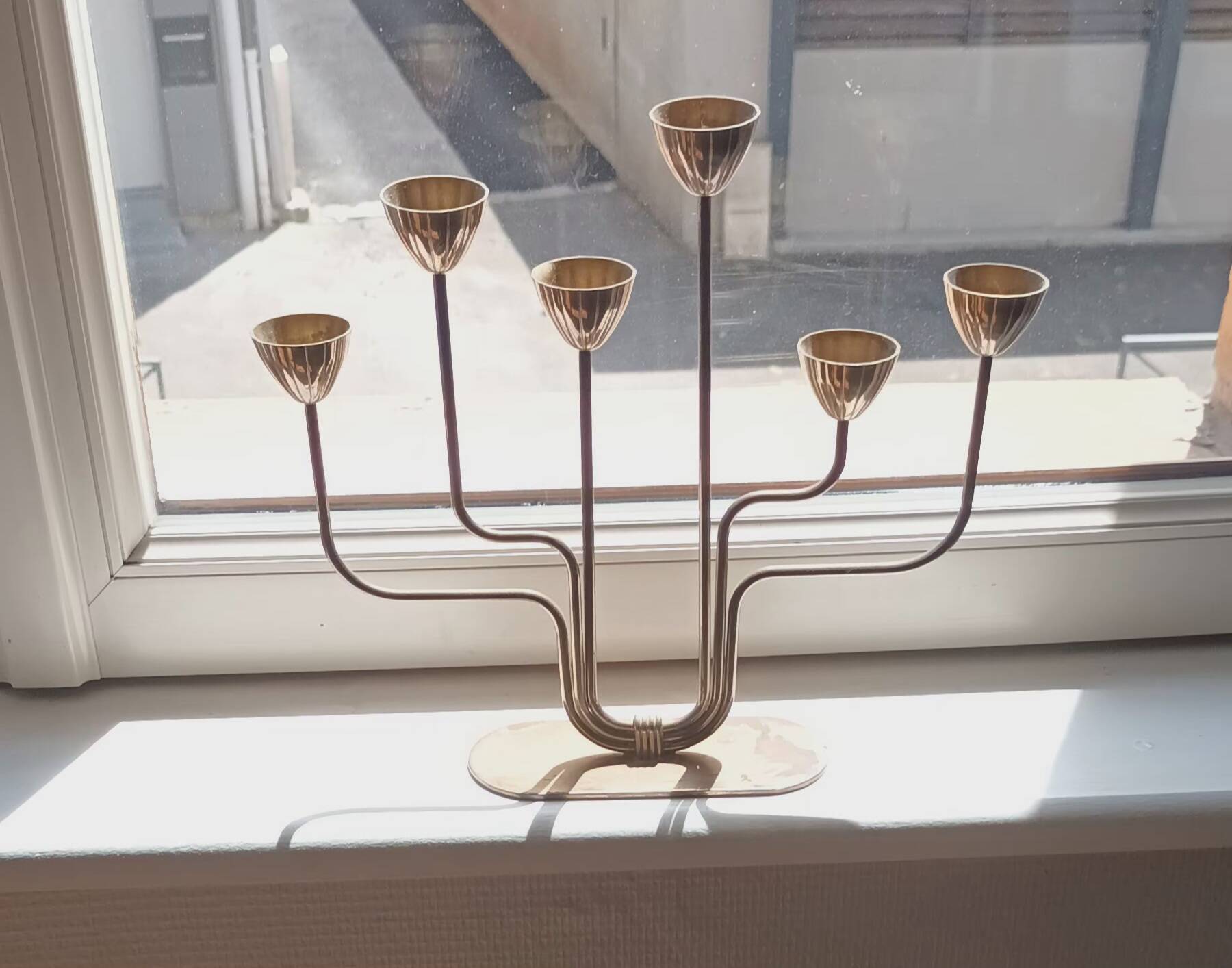 Scandinavian Chandelier Gunnar Ander – Ystad Metall Edition 1960
