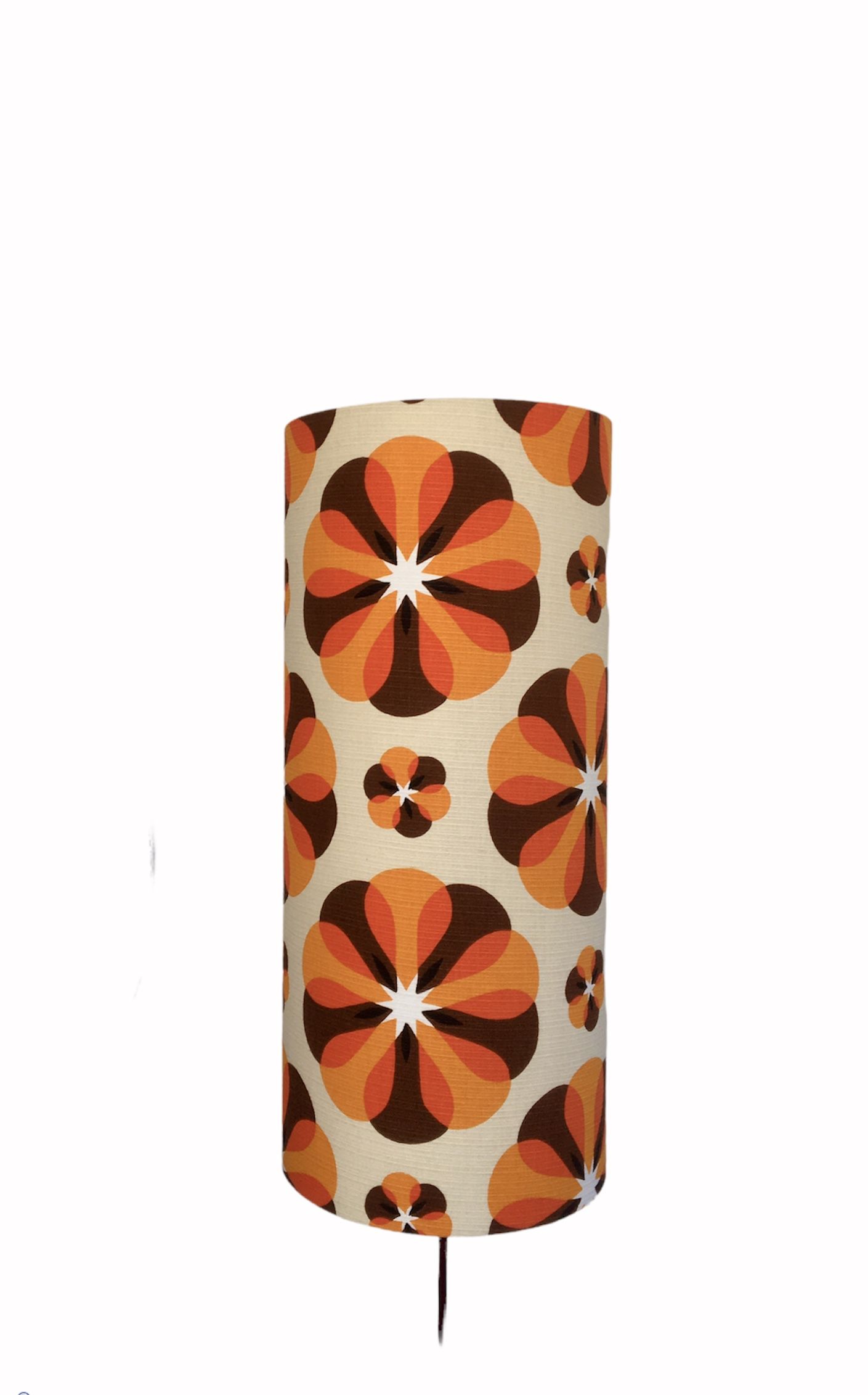 Lampshade Carrousel H60 D26 - vintage fabric 70's