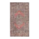 1970s Turkish Oushak Handmade Wool Cotton Brown Runner Rug 108x193