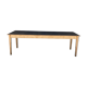 Large black patinated tray table