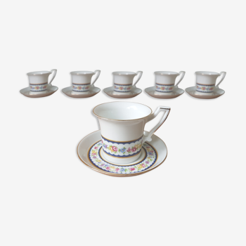 Set de 6 tasses en porcelaine Rheinpfalx Germany