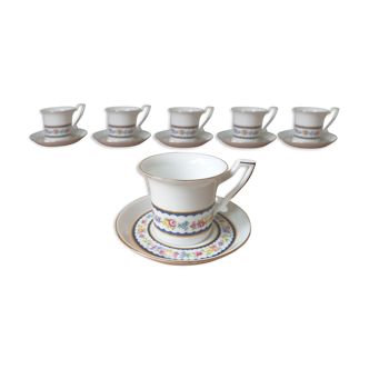 Set de 6 tasses en porcelaine Rheinpfalx Germany