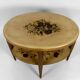 Art Deco gueridon with painted and gilded floral decoration, France – Circa 1920