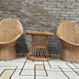 Rattan, wicker lounge set
