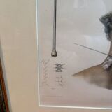 Print Engraving Material Surgery Seton Treatise Anatomy Man BOURGERY