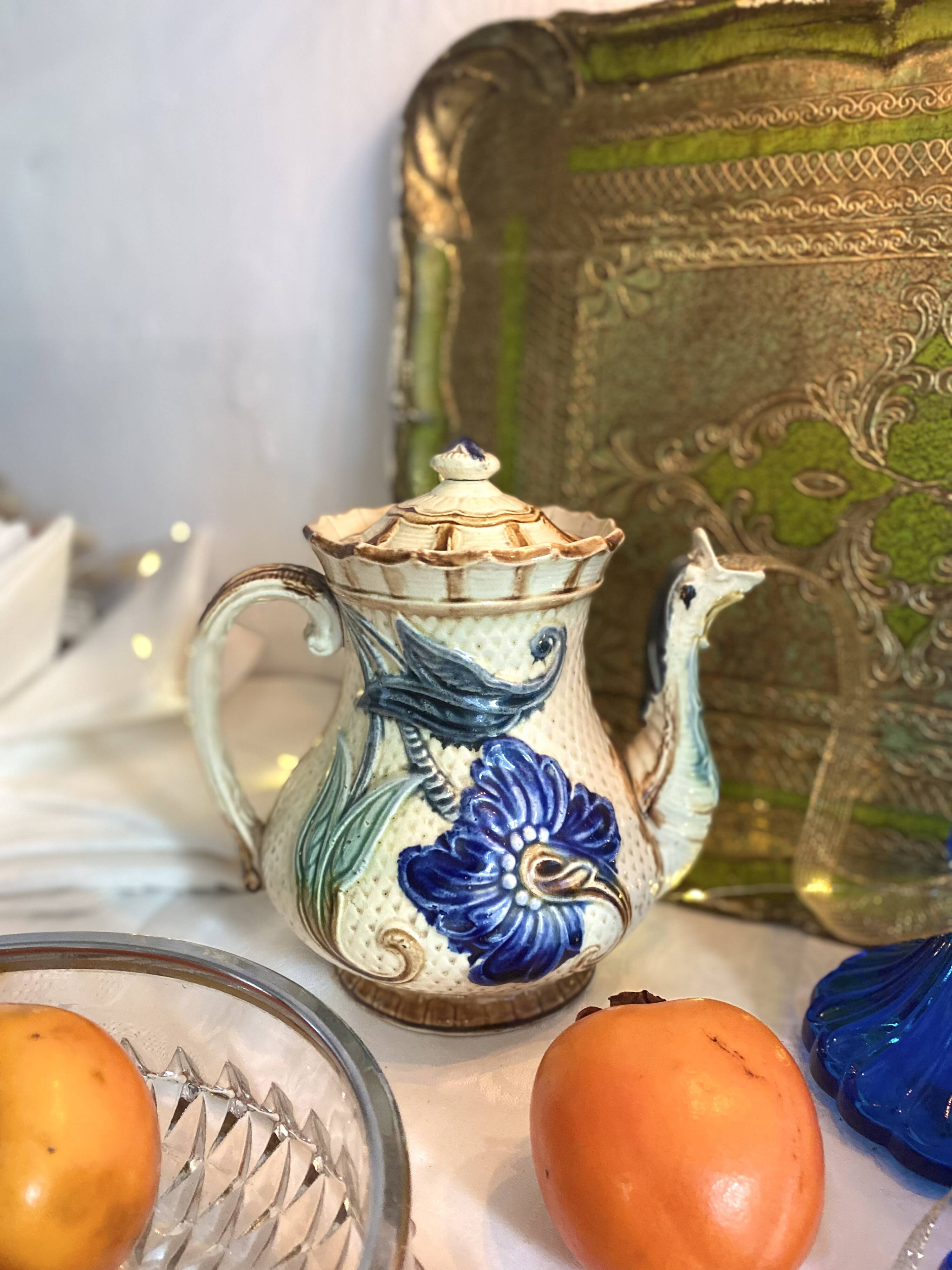 Wasmuel Belgium slip teapot