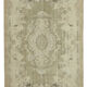 Handmade vintage oriental beige rug 183 cm x 292 cm