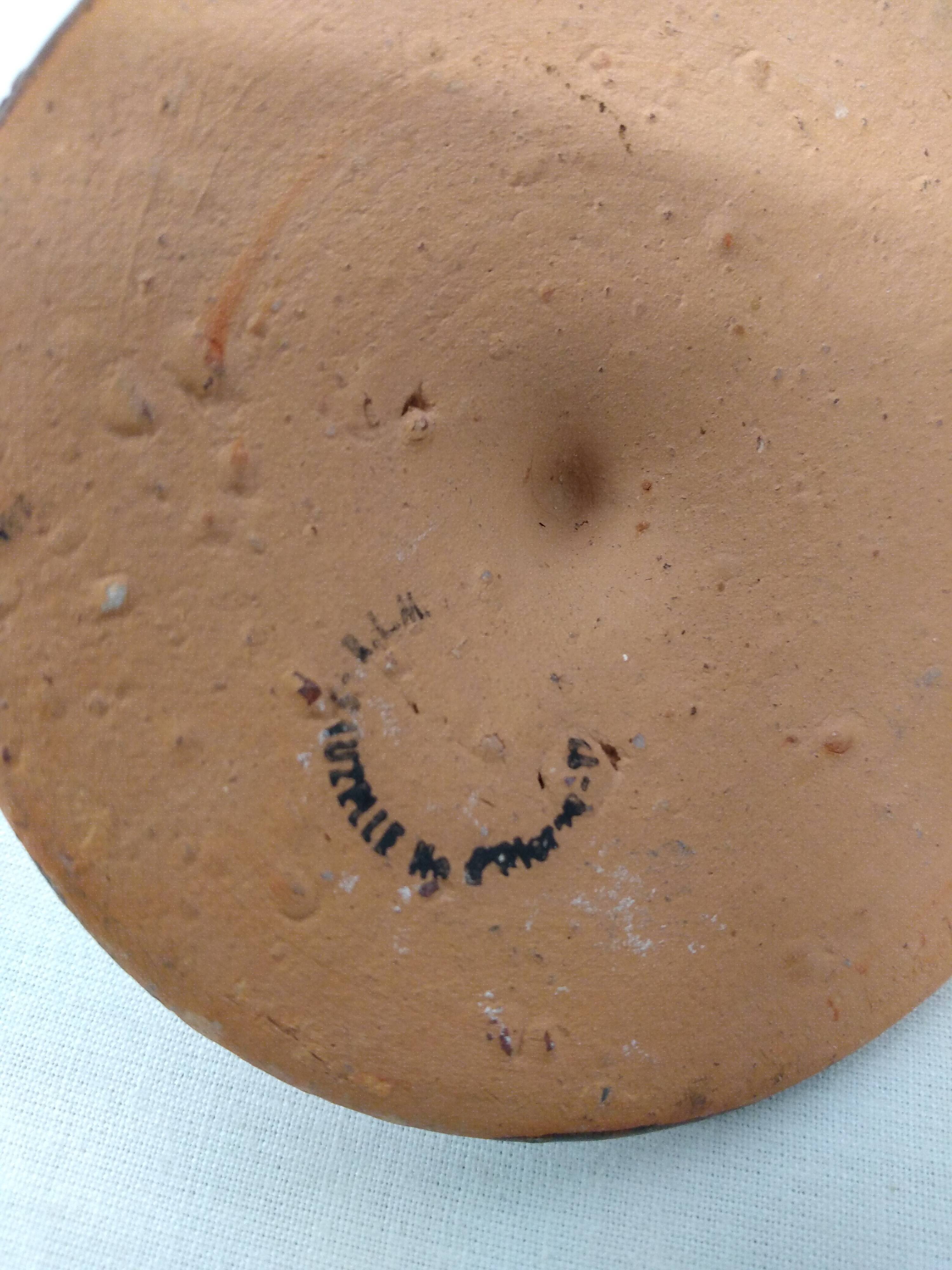 Vintage teapot signed RLM Chantier Island of Oléron