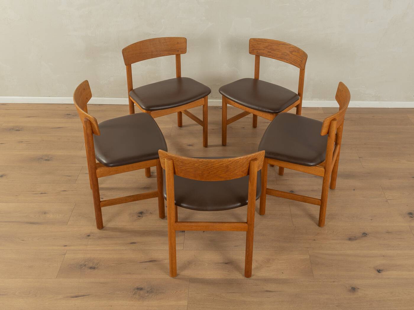 3236 møgensen dining chairs, børge mogensen, fredericia møbelfabrik