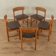 3236 møgensen dining chairs, børge mogensen, fredericia møbelfabrik