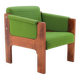 Unique lounge chair design from the 1970s, Czechoslovakia
