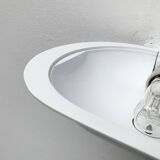 Postmodern German wall lamp in metal by Staff