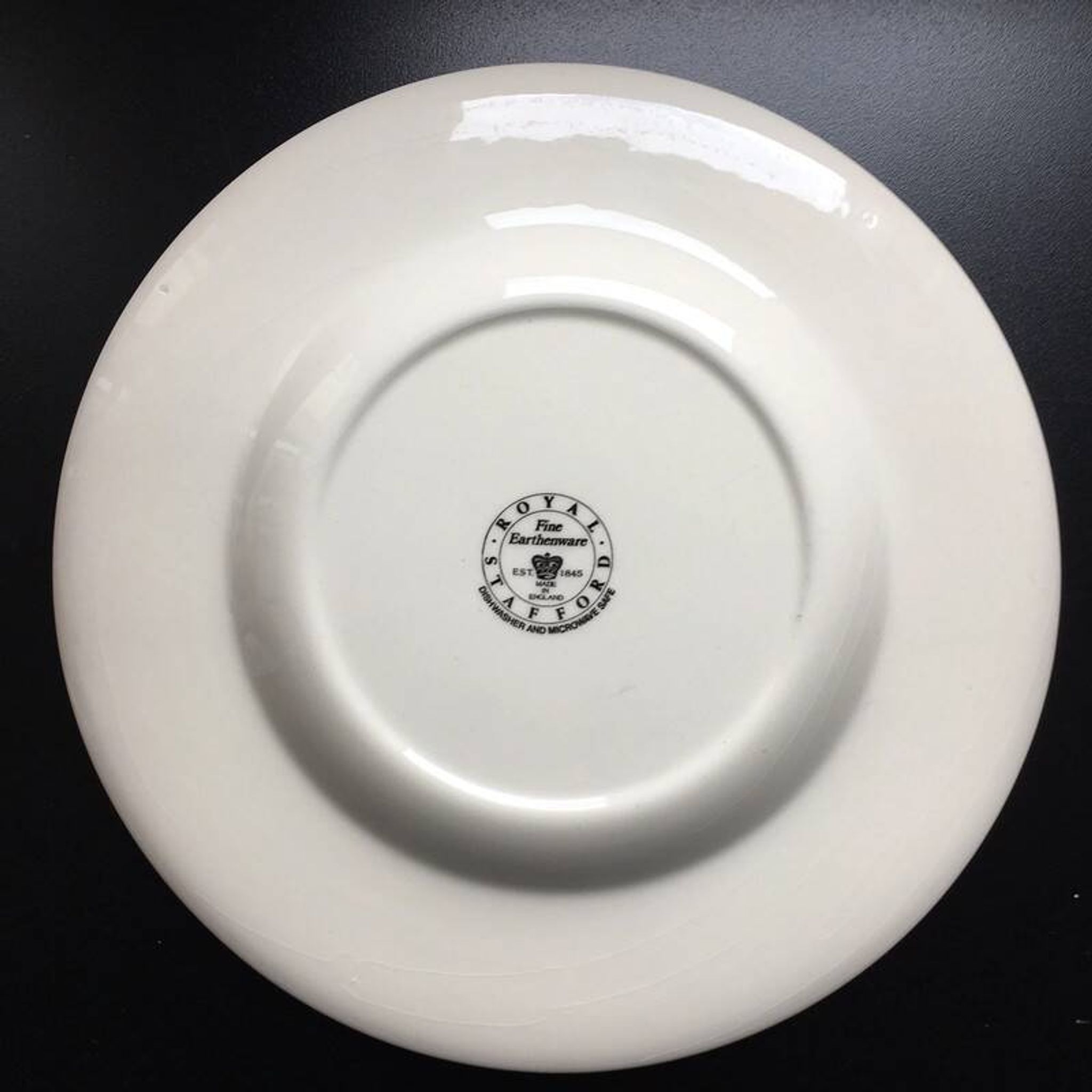 Royal Stafford Dessert Herdsman Black Plate