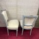 Pair of antique Louis XVI style chairs, completely renovated