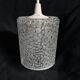 Small cylindrical glass bubble pendant light