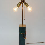 Broad hollywood regency table lamp, 1970s